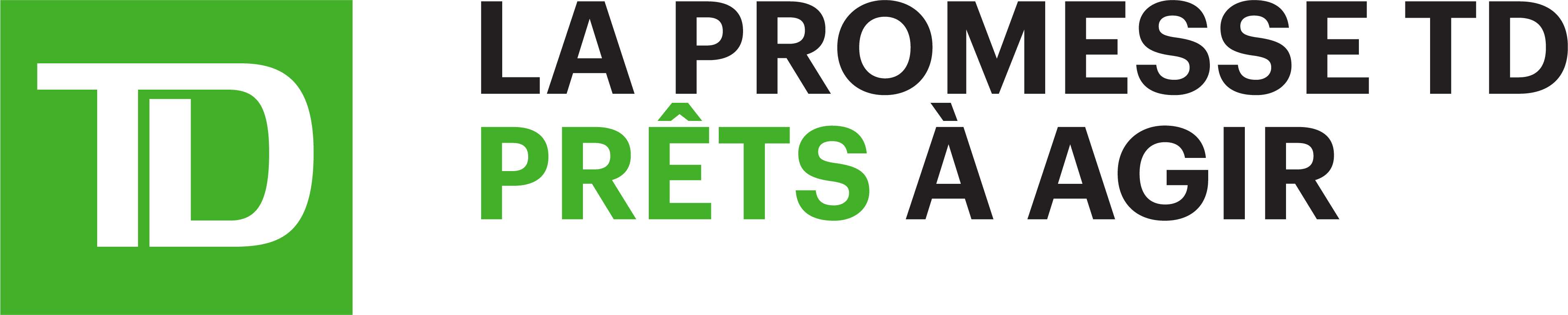 La promesse TD Prêts à agir logo